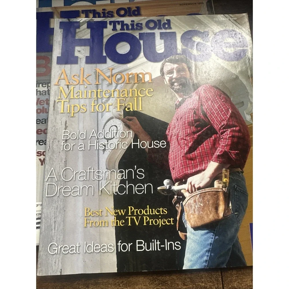 Lot of 13‎ THIS OLD HOUSE Magazines From 1999 to 2001